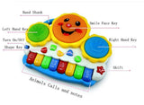 Toyshine Drum Keyboard Musical Toys with Flashing Lights