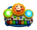Toyshine Drum Keyboard Musical Toys with Flashing Lights