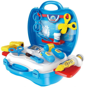 Toyshine Carry Along Doctor Play Set, Medical Set, Pretend Play Toy 18 Playing Accessories