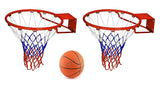 Toyshine Professional Heavy Duty (58X47) cm Basketball Stand (2 pc) with net and (1pc) 7 no Basketball (SSTP)