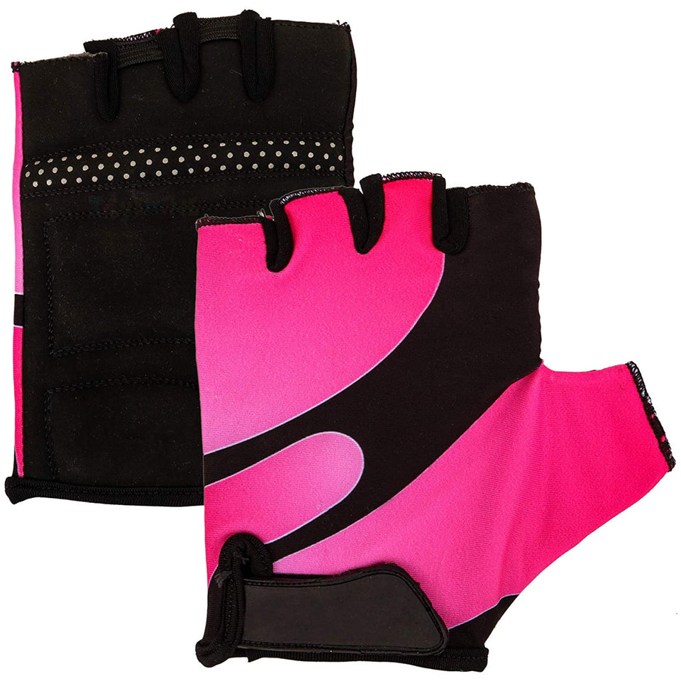 Toyshine Gym Gloves for Weight Lifting, Exercise and Crossfit for Fitness,Yoga Training, Powerlifting,Row,Cycling,Pink SSTP