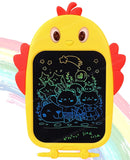 Toyshine Chick Design Colored Writing Tablet for Kids, 8.5 Inches - Yellow
