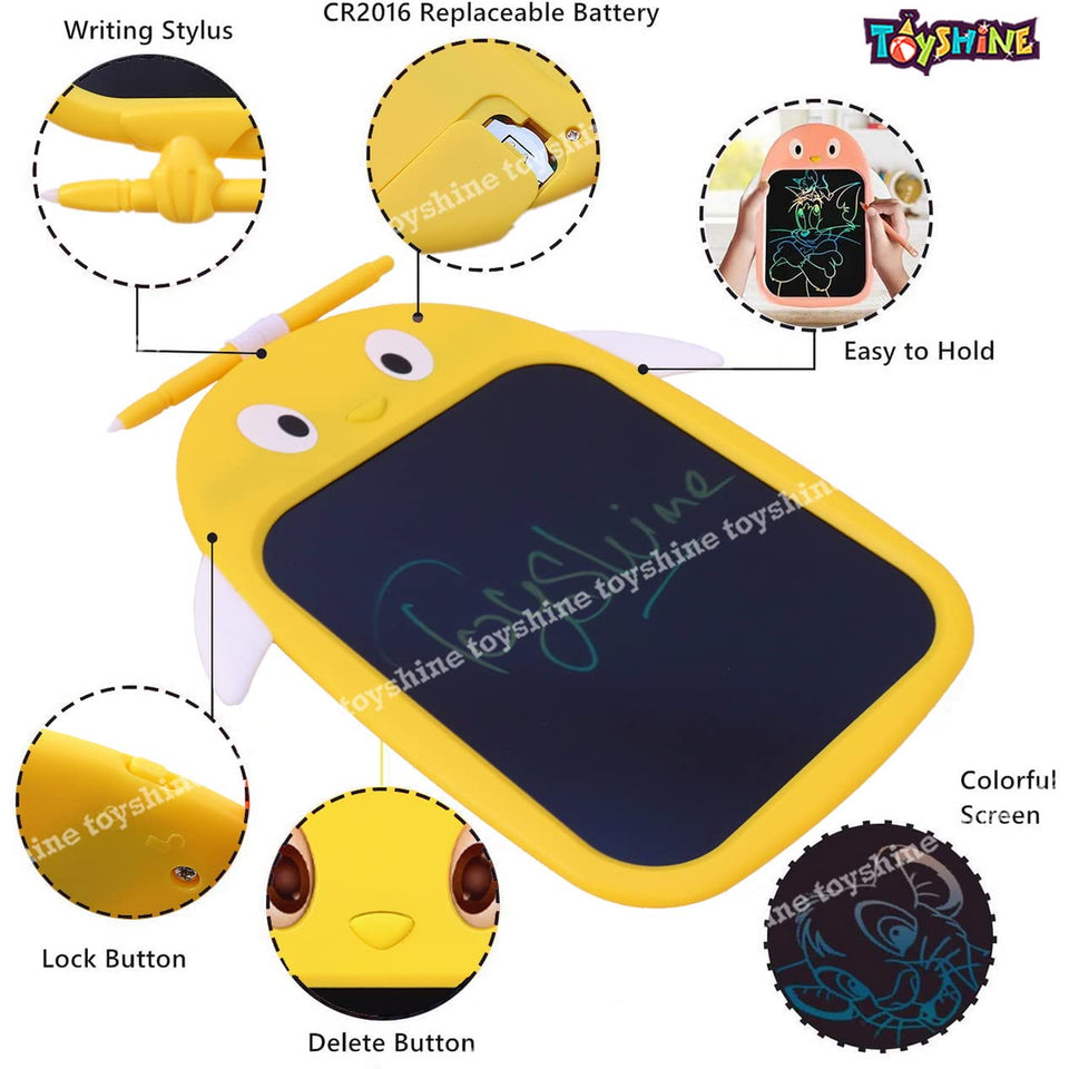 Toyshine 8.5inch Colorful Screen Writing Tab for Ages 3+ Kids Educational and Learning Toys