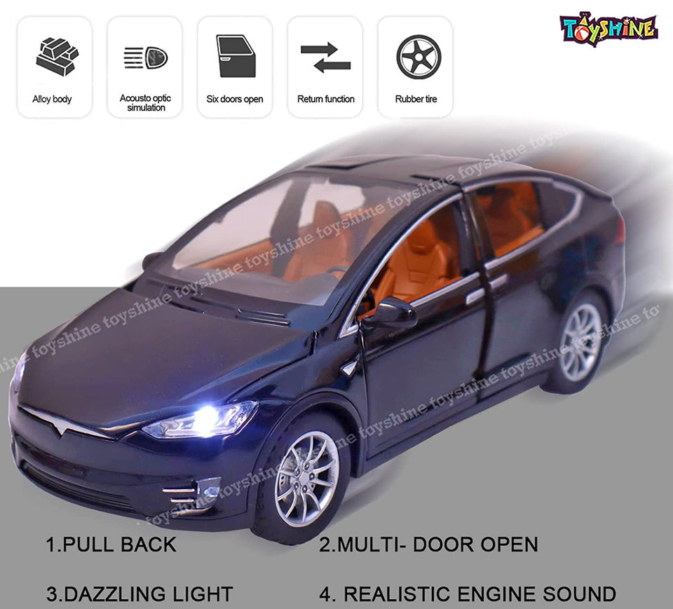 Toyshine 1:22 American Model Die Cast Scale Model Display Car - Black