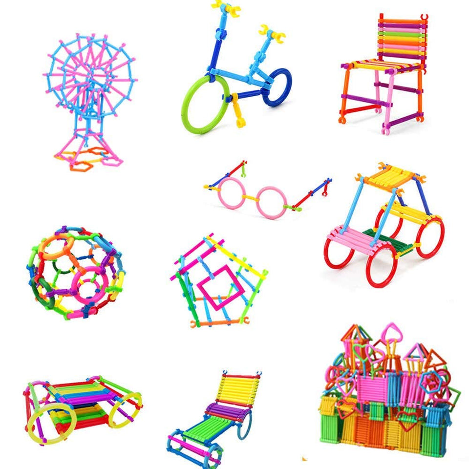 Toyshine Educational Building Blocks Smart Sticks Set for Kids, Multicolor