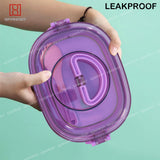 Spanker Unicorn Lunch Box Thermal Stainless Steel 1000 ML Insulation Brunch Munch Box Tableware Set Portable Lunch Containers for Kid Adult Student Children Keep Food - Pink