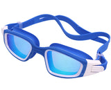 Spanker Professional Anti Fog No Leaking UV Protection Wide View Swim Goggles With Case For Women Men Adult (1 Pc) CL-8388 Blue ,SSTP