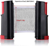Toyshine Portable Ping Pong Net – Retractable Table Tennis Net for Any Table ,Color May vary (SSTP)