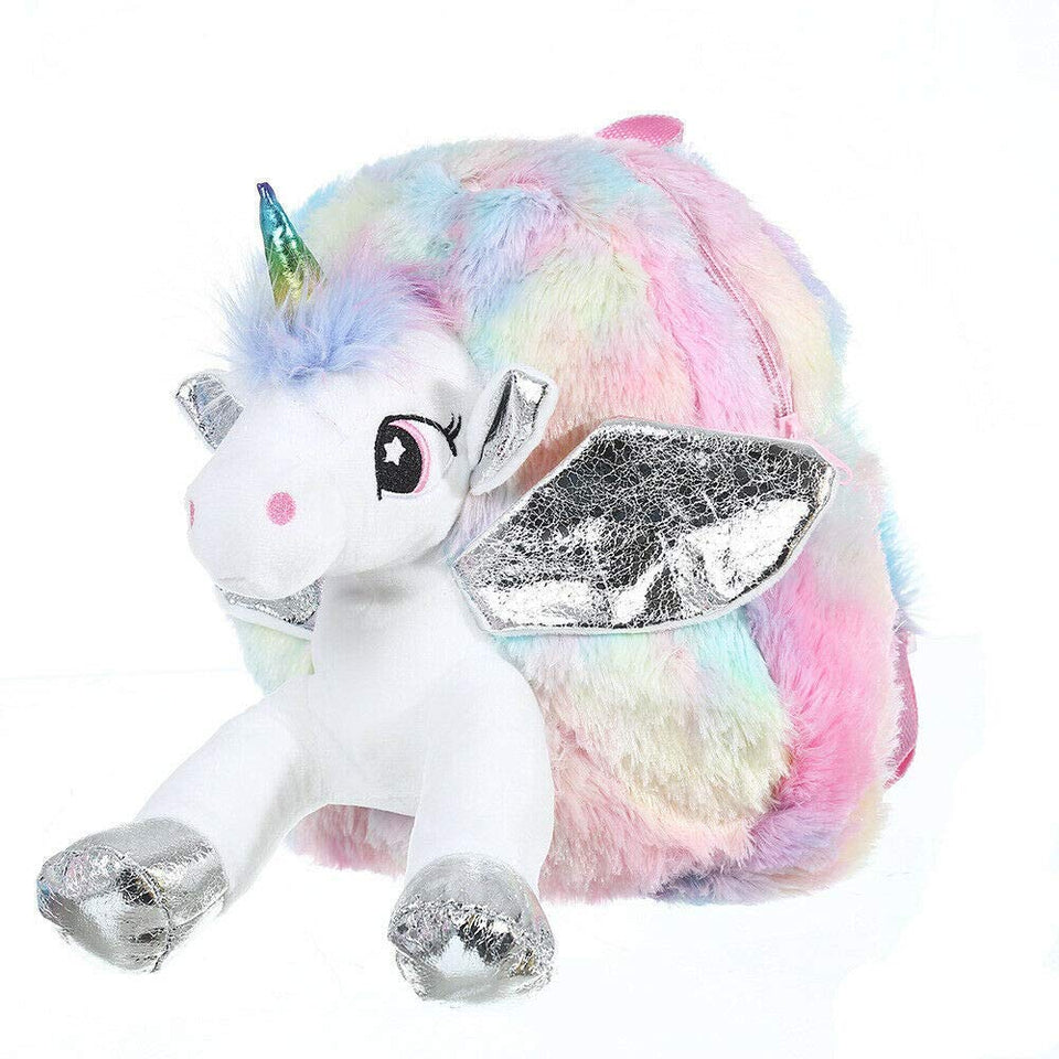 Toyshine Unicorn Plsuh Kids Backpack Bag 11,4'' Age 3+ Unicorn Gifts Girls Boys Ideal for Birthday, Travel, Perfect Companion