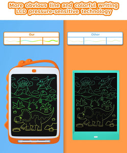 Toyshine 10" Colored Writing Big Size Writing Tablet for Kids Orange