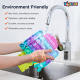 Toyshine Pack of 1- Robot- Fidget Popping Sounds Toy, BPA Free Silicone, Push Bubbles Toy for Autism Stress Reliever, Sensory Toy