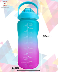 Toyshine Spanker 12000ml Motivational Leakproof Water Bottle with Handle or BPA Free