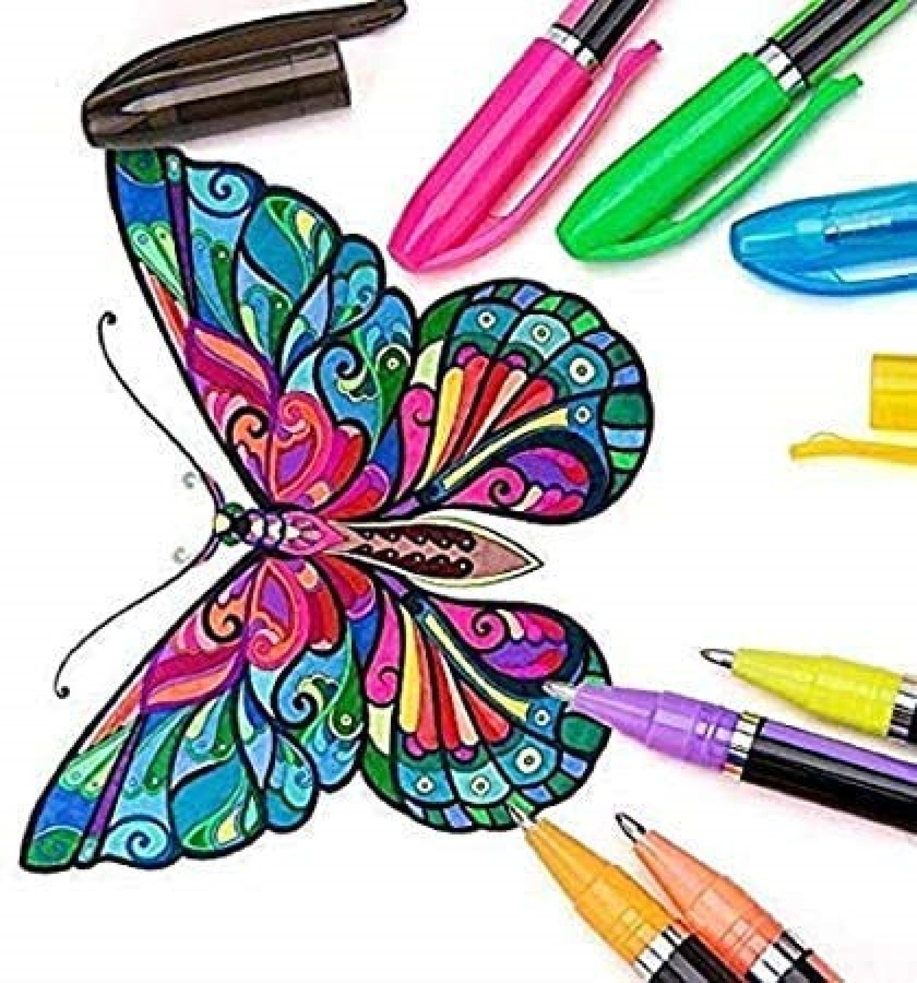 Buy Toyshine 48 Pcs Highlight Color Glitter Gel Pens, , Metallic Set (48  Shades) Online at Best Prices in India - JioMart.