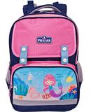 Toyshine 16 Inches Mermaid High School College Backpacks for Teen Girls Boys Lightweight Bag- Dark Blue