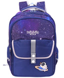 Toyshine Space Theme High School Kids Backpacks for Teen Girls Boys Lightweight Bag - Blue