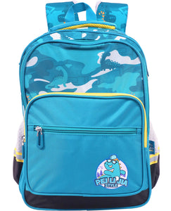 Toyshine Dinosaur High School College Backpacks 16 inches for Teen Girls Boys Lightweight Bag- Green