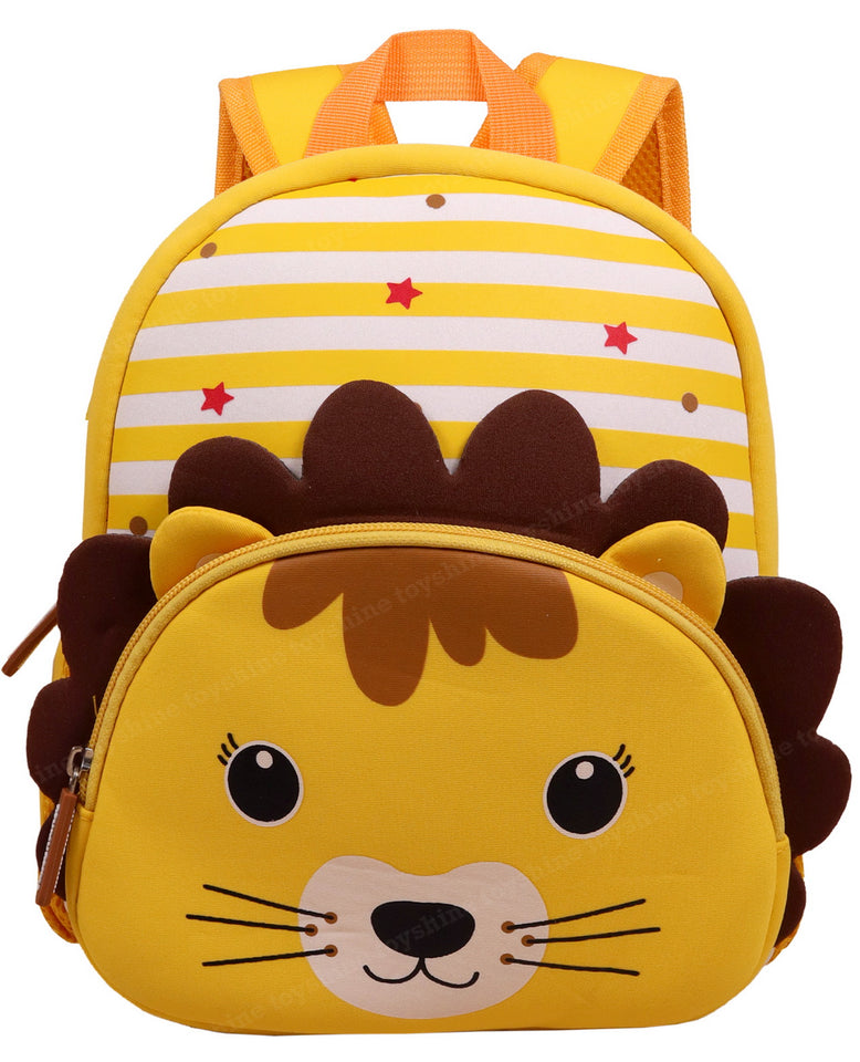 Toyshine 12 Cute Lion Face Backpack for Kids Girls Boys Toddler Backp