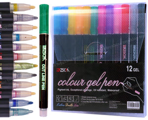 Color Sheen Metallic Gel Pens | Set of 12