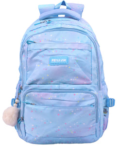 Toyshine Star High School College Backpacks for Teen Girls Boys Lightweight Bag - Blue