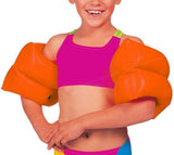 Toyshine PVC Swimming Arm Float Rings for Kids, Arm Floaties Inflatable Swim Arm Bands - Orange