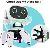 Toyshine Bot Robot Pioneer | Colorful Lights and Music | All Direction Movement | Dancing Robot Toys for Boys and Girls | Blue Color