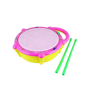 Toyshine Flash Drum with 3D Lights, Music Baby Toy for 2 3 4 Year Kid Boy Girl
