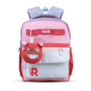 Toyshine 11" Cute Bear Design Kindergarten Backpack for Kids Girls Boys Toddler Backpack Preschool Nursery Travel Bag Picnic Bag, Mini Size - Multi Model A