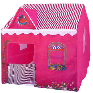 Toyshine Kids Tent House Big Size,Pink,Made in India Dream House Kids Play House Tent, Tent House Theme