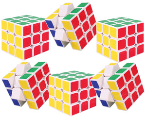 Toyshine Pack of 6 Yuxin Zhisheng 3X3 Speed Cubes