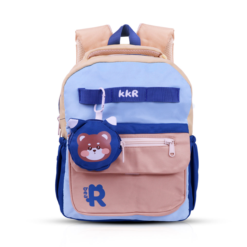Toyshine 11" Cute Bear Design Kindergarten Backpack for Kids Girls Boys Toddler Backpack Preschool Nursery Travel Bag Picnic Bag, Mini Size - Multi Model B