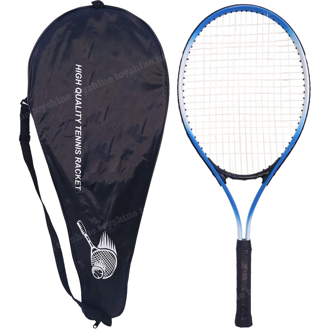 Toyshine Adult Tennis Racket, Super Light Weight Tennis Racquets Shock-Proof and Throw-Proof,Include Tennis Bag Tennis Overgrip- M4 Blue