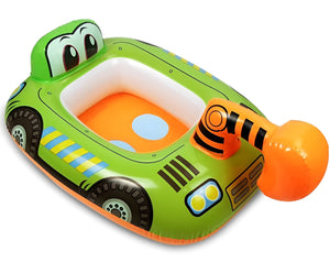 Toyshine Inflatable Excavator Theme Swimming Pool Tub Tube Water Play Centre Toy for Kids - 78 x 58 Cms