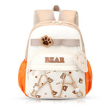 Toyshine 11" Cute Teddy Theme Kindergarten Backpack for Kids Girls Boys Toddler Backpack Preschool Nursery Travel Bag Picnic Bag, Mini Size - Brown