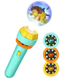Toyshine 6 Pack Projector Toys for Kids 3 Slids, Projector Flashlight Torch, Kids Projection Light Toy Educational Cartoon Story Torch Projector Bedtime Toy for Kids Best Gift for Kids (24 Patterns)
