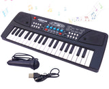 Toyshine 37 Key Piano Keyboard Toy for Kids DC Power Option + Recording + Microphone- New