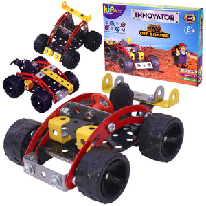 Toyshine 80 PCS Off-Roader DIY Engineering Construction Vehicle Car Toy Set, Mechanical Skills and Creativity Age 8 to 99, STEM Learning