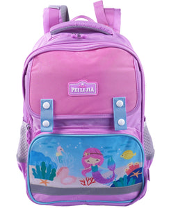 Toyshine 16 Inches Mermaid High School College Backpacks for Teen Girls Boys Lightweight Bag- Pink