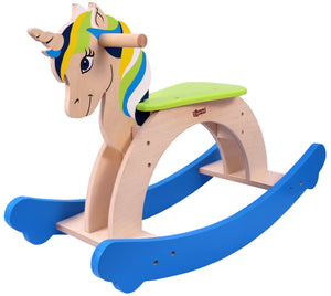 Toyshine Rocking Horse for 1+ Year Old, Wooden Rocking Horse for Toddler Ages 1-3, Baby Animal Rockers Kids Horse Ride On Toy, Great Gifts for 1 Year Old, 65cm*24cm*44cm