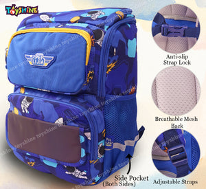Toyshine Astronaut High School College Backpacks for Teen Girls Boys Lightweight Bag-Blue