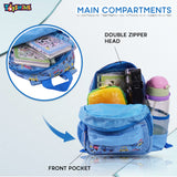Toyshine 12" Cute Vehicle Theme Kindergarten Backpack for Kids Girls Boys Toddler Backpack Preschool Nursery Travel Bag Picnic Bag, Mini Size