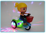 Toyshine Toddlers Baby Kids Stunt Tricycle Toy Lights and Sound Electric Car Model Toy Vehicles Toys, Multicolor