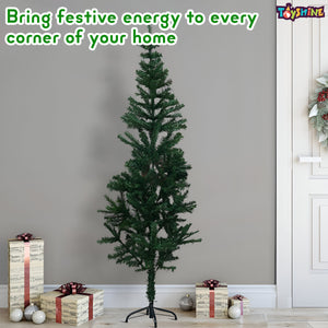 Toyshine 6 Feet Artificial Christmas Tree Xmas Tree for Indoor Outdoor Home Living Room Office Church Decor