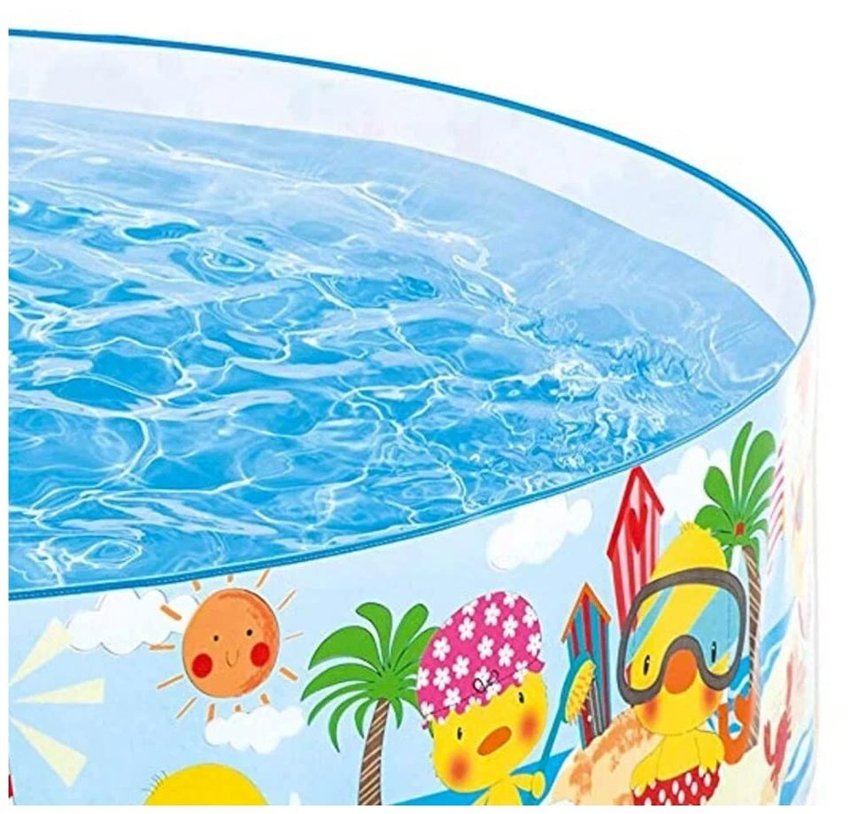 Toyshine 6 Feet Snapset Kids Pool bath Pool Tub, Summer Water Fun bathing Tub Toy for Kids - 6 Feet x 1.3 Feet