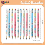 Toyshine 12Pc Cartoon Print Mechanical Pencils 2.0mm with inbuilt sharpener | School & Office Supplies Perfect for Artists Writers Students Return Gift