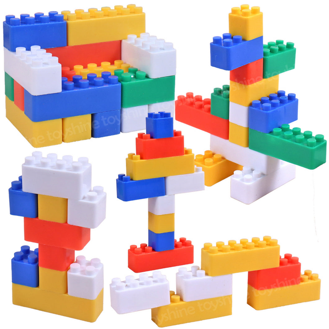 Toyshine Versatile Blocks Set with Over 56 Pcs, Educational Home Car, Train, Robot, Animal Building Blocks, Learning Toy