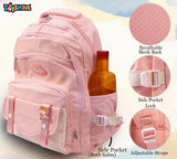 Toyshine Fashion High School College Backpacks for Teen Girls Lightweight Bag-Pink