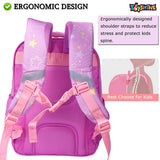 Toyshine Purple Deer 16 Inches School College Backpacks for Teen Girls Lightweight Bag- Purple