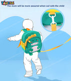Toyshine My Dear Dino Backpacks for Kids Girls Boys Cute Dinosaurs Dino Toddler Backpack Preschool Nursery Travel Bag - Mini Size - Green
