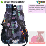 Toyshine High School College Backpacks for Teen Girls Boys Lightweight Bag - Black Camouflage
