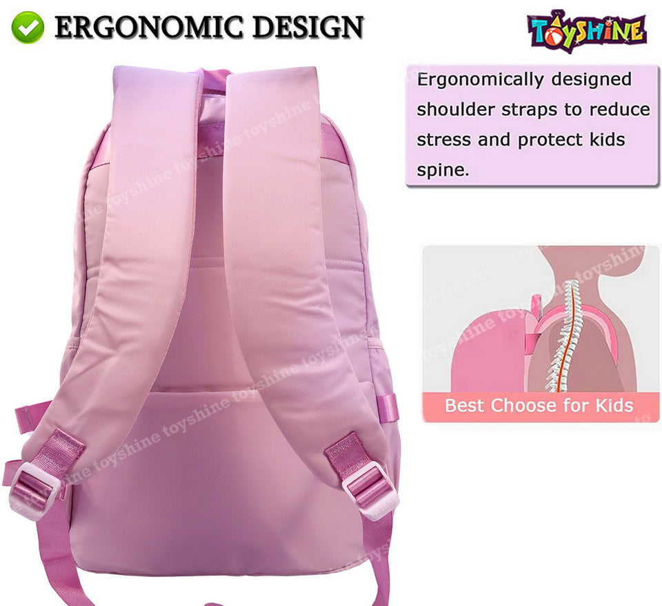 Pink Polyester Material Printed Pattern College Bag For Girls at Best Price  in Nashik  Shivanand Industries